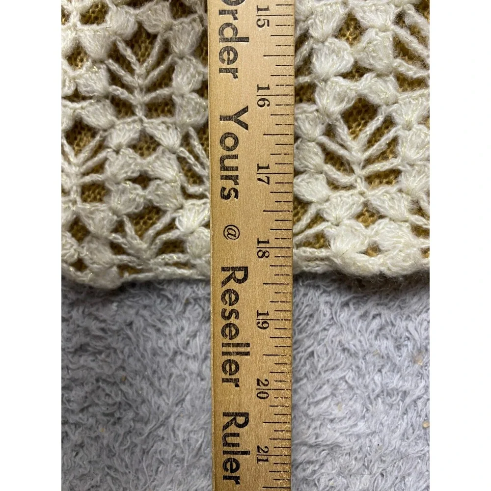 Betsey Johnson Scarf‎ Crochet Lace Infinity Scarves Head Wrap Neck Cowl